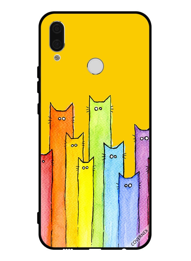 Covernex Protective Case Cover For Huawei nova 3i Cat Puppet Art - Image 1