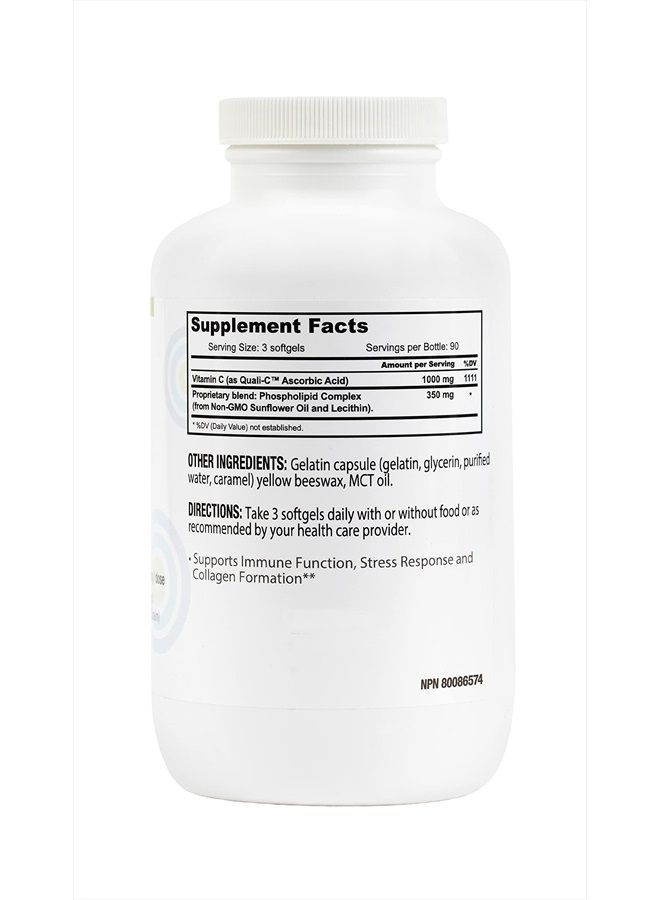 Core Med Science Liposomal Vitamin C 1000mg by Core Med Science, 270 Softgels - Non-GMO Natural Liposomal Vitamin C Supplement That Promotes Healthy Skin - Immune System Booster for Adults, Supports Collagen Formation - Image 2