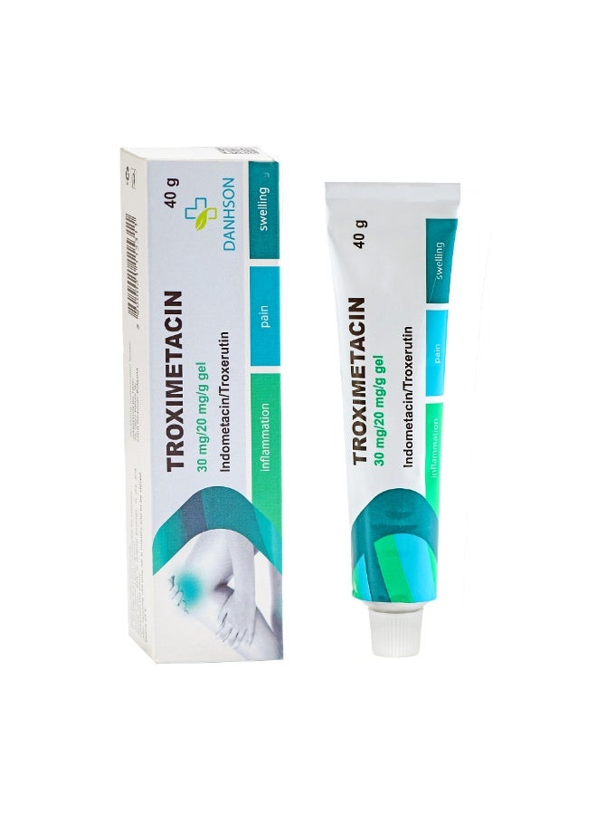 Troximetacin Pain Relief Gel | Topical for Relief of Joint Pain & Soreness and Swelling from Bruises | Muscle Pain Relief Gel | Ointment for Acute & Shooting Muscle Pain-40gm - Image 2