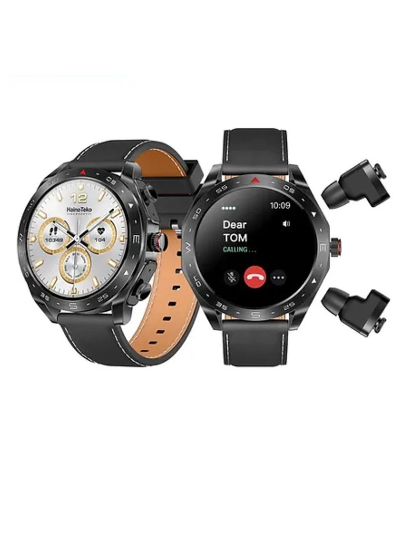 Haino Teko - ST 5 Smart Watch With Built-In Speaker HD IPS AMOLED Display Waterproof Smartwatch App Control Heart Rate GPS Unisex Fitness Smartwatch With Wireless Charger And Watch Buds Full Touch Display - Image 1