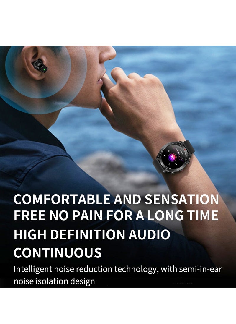 Haino Teko - ST 5 Smart Watch With Built-In Speaker HD IPS AMOLED Display Waterproof Smartwatch App Control Heart Rate GPS Unisex Fitness Smartwatch With Wireless Charger And Watch Buds Full Touch Display - Image 1