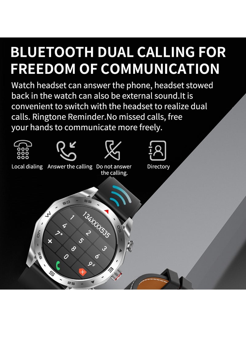 Haino Teko - ST 5 Smart Watch With Built-In Speaker HD IPS AMOLED Display Waterproof Smartwatch App Control Heart Rate GPS Unisex Fitness Smartwatch With Wireless Charger And Watch Buds Full Touch Display - Image 1