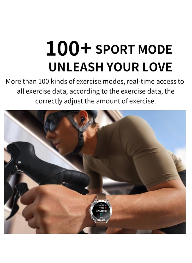 Haino Teko - ST 5 Smart Watch With Built-In Speaker HD IPS AMOLED Display Waterproof Smartwatch App Control Heart Rate GPS Unisex Fitness Smartwatch With Wireless Charger And Watch Buds Full Touch Display - Image 1