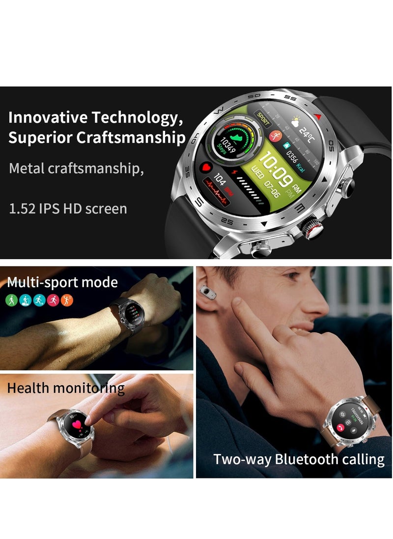 Haino Teko - ST 5 Smart Watch With Built-In Speaker HD IPS AMOLED Display Waterproof Smartwatch App Control Heart Rate GPS Unisex Fitness Smartwatch With Wireless Charger And Watch Buds Full Touch Display - Image 1