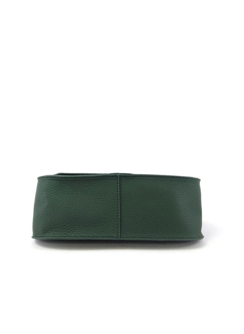 Saffiano Leather Dome Crossbody Bag - Image 5
