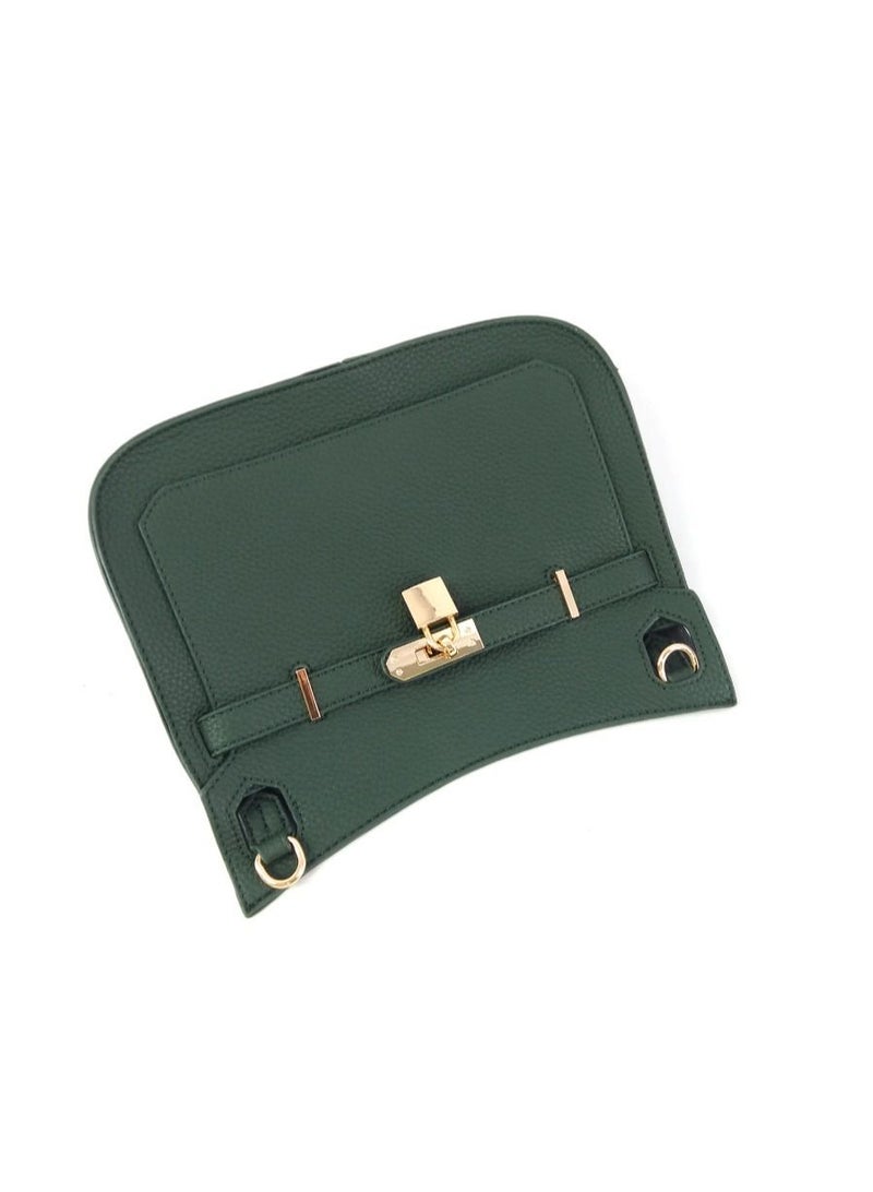 Saffiano Leather Dome Crossbody Bag - Image 3