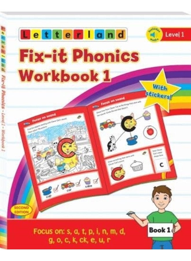Fix it Phonics Level 1 Workbook 1 2nd Edition - Paperback