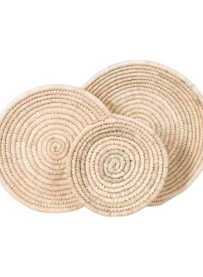 Boho Handmade 3piece round coaster  - Image 5