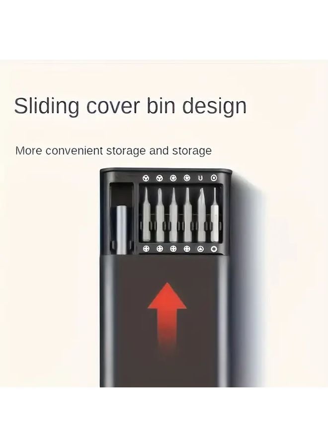 25 in 1 Precision Screwdriver Set Stainless Steel Phone Tablet Repair Kit - Image 3