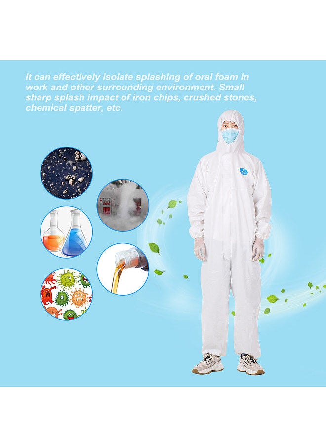 Generic - Coverall Medical Reusable Isolation Suit Prevent Invasion for Medical Staff Protective Clothing Dust-proof Coveralls Antistatic - Image 1