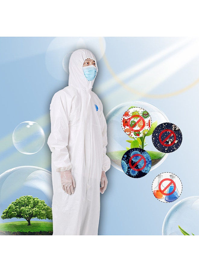 Generic - Coverall Medical Reusable Isolation Suit Prevent Invasion for Medical Staff Protective Clothing Dust-proof Coveralls Antistatic - Image 1