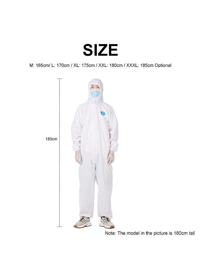Generic - Coverall Medical Reusable Isolation Suit Prevent Invasion for Medical Staff Protective Clothing Dust-proof Coveralls Antistatic - Image 1