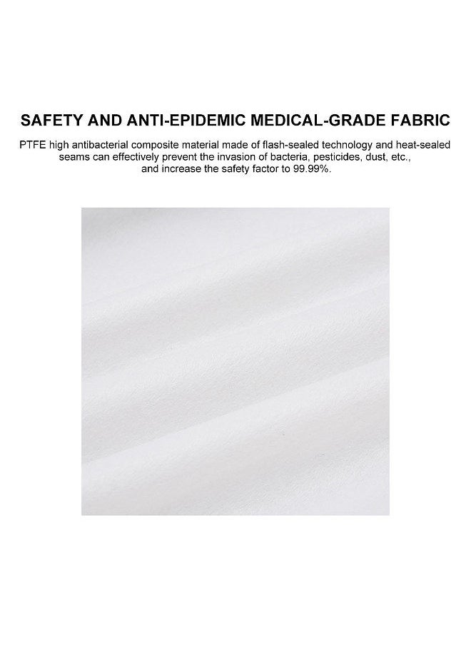 Generic - Coverall Medical Reusable Isolation Suit Prevent Invasion for Medical Staff Protective Clothing Dust-proof Coveralls Antistatic - Image 1
