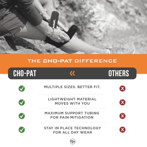 Cho-Pat Dual Action Double-Layer Adjustable Knee Strap, Pain Relief for Chondromalacia, Osgood Schlatter’s, Tendonitis, and Meniscus Tears, Small - Image 3