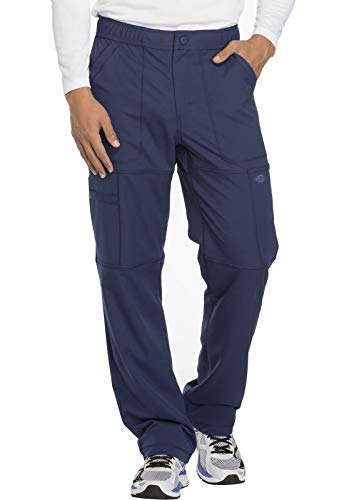 Dickies Dynamix Men Scrubs Pant Zip Fly Cargo Plus Size DK110S, 2XL Short, Navy - Image 2