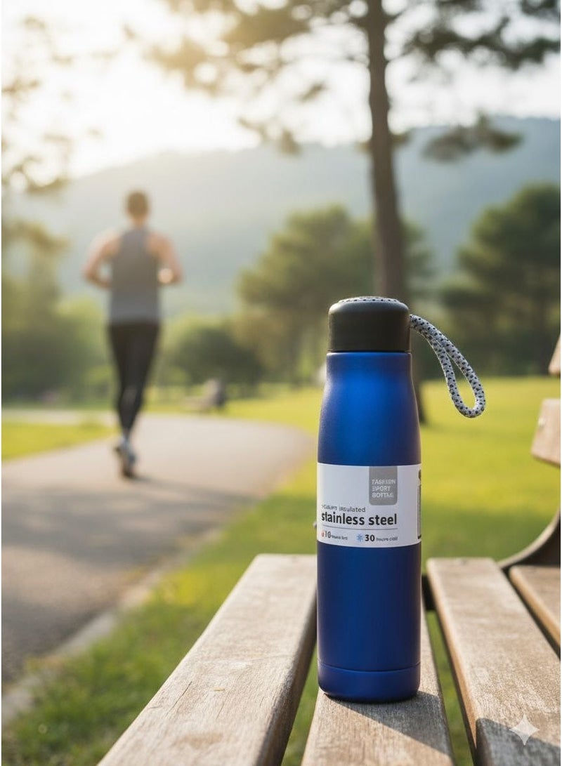 مج وترمس حراري  زجاجة حرارية ، ترمس شاي وقهوة يحافظ على الحرارة معزول بتفريغ الهواء من الستانلس ستيل 304، مناسب للسفر والمشروبات الساخنة والباردة، ومثالي للأطفال والرضع. يتميز بتصميم مقاوم للتسرب ويعتبر هدية رائعة للاستخدام في الهواء الطلق، المكتب، المنزل، والرياضة مج قهوة و نسكافيه وكابتشينو وشاي - مج مناسب لمسند السيارة - مج كوفي- عازل بجدار مزدوج من الستانلس ستيل وغطاء قابل للطي للحفاظ على المشروبات باردة وساخنة - كوب حراري معزول بتفريغ الهواء من الستانلس ستيل بجدار مزدوج للشاي والقهوة والسفر مع غطاء قلاب للمشروبات الساخنة والباردة لمدة 6 ساعات - فلاسك حراري - Image 2