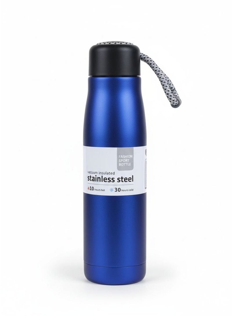 مج وترمس حراري  زجاجة حرارية ، ترمس شاي وقهوة يحافظ على الحرارة معزول بتفريغ الهواء من الستانلس ستيل 304، مناسب للسفر والمشروبات الساخنة والباردة، ومثالي للأطفال والرضع. يتميز بتصميم مقاوم للتسرب ويعتبر هدية رائعة للاستخدام في الهواء الطلق، المكتب، المنزل، والرياضة مج قهوة و نسكافيه وكابتشينو وشاي - مج مناسب لمسند السيارة - مج كوفي- عازل بجدار مزدوج من الستانلس ستيل وغطاء قابل للطي للحفاظ على المشروبات باردة وساخنة - كوب حراري معزول بتفريغ الهواء من الستانلس ستيل بجدار مزدوج للشاي والقهوة والسفر مع غطاء قلاب للمشروبات الساخنة والباردة لمدة 6 ساعات - فلاسك حراري - Image 1