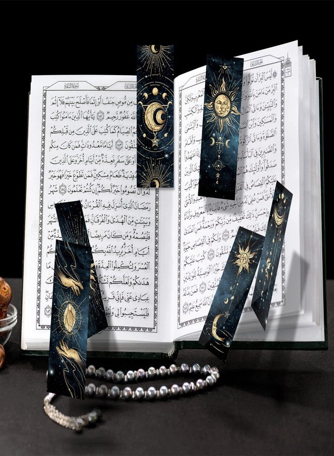 Anseal 12 PCS Cool Night Sky Bookmark, Bookmarks for Book Lovers, Bulk Bookmarks for Men, Unique Book Mark for Boys, Girls, Students, Classroom Gifts, School Prize, Reading Present - Image 5