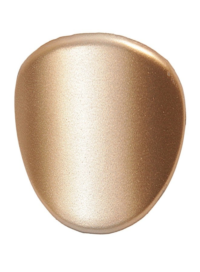 Caravan Oval French Hand Painted Automatic Barrette, Metallic