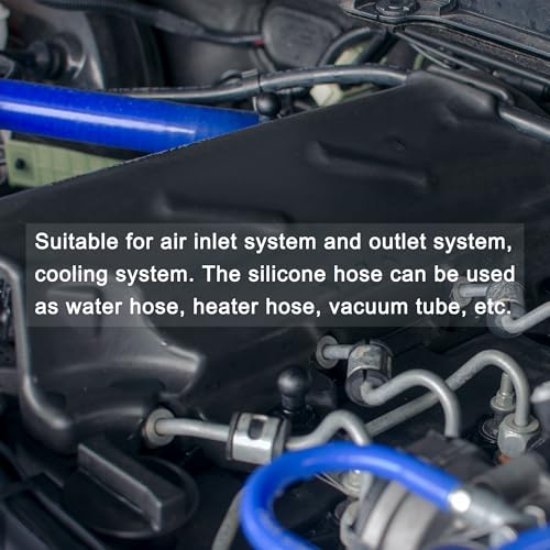 MECCANIXITY Silicone Vacuum Tubing Heater Hose 7/8" ID 3.3ft 101psi 392F Red Reinforced High Temperature for Engine - Image 5