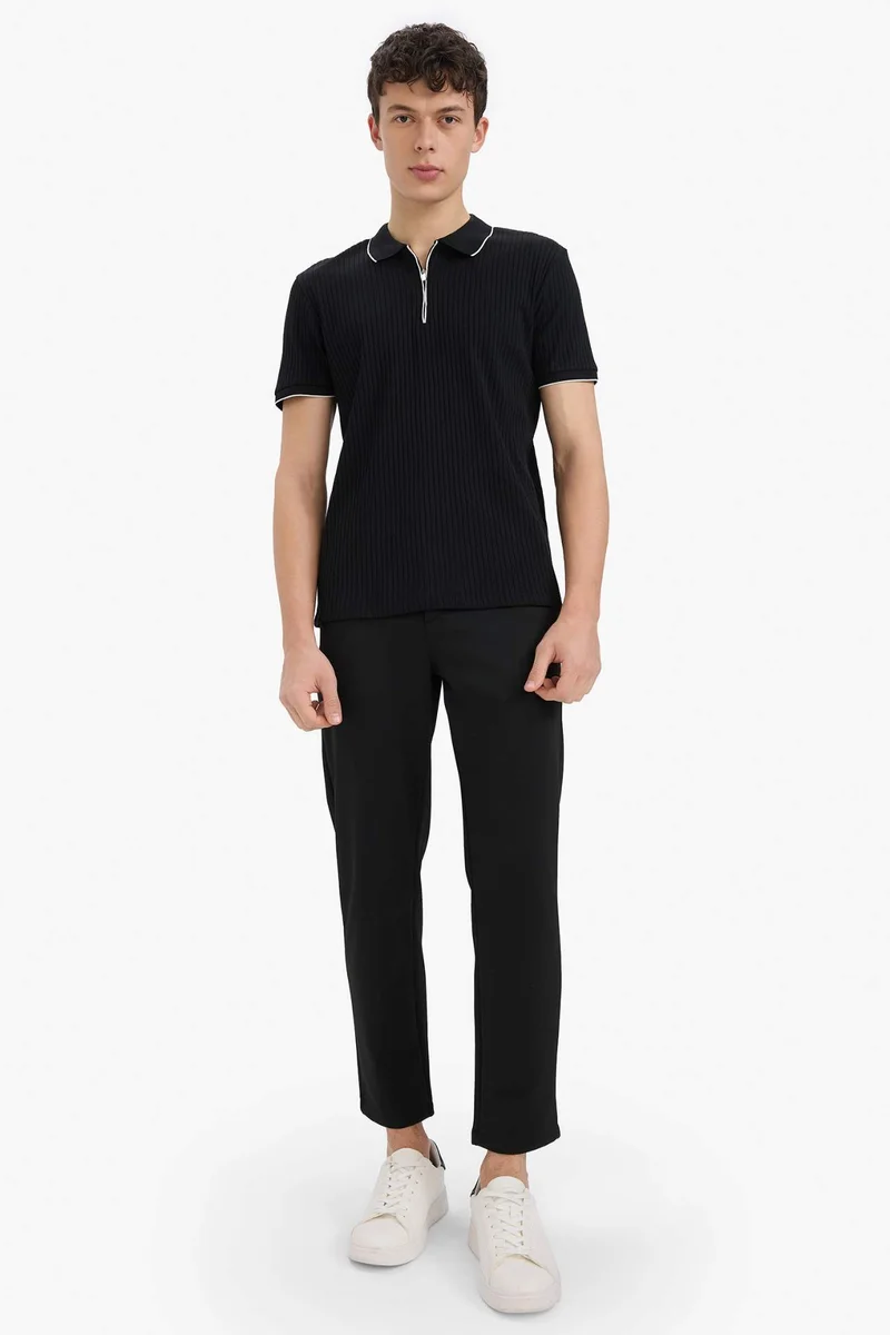 ديفاكتو Slim Fit Polo Collar Camisole Polo T-Shirt