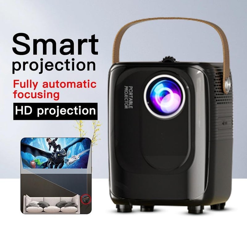 BIGASUO بروجيكتور أندرويد 5G واي فاي منزلي 4K يدعم 1080P هاتف ذكي محمول بدقة عالية مدمج يوتيوب تطبيقات أخرى تصحيح تلقائي 4000 لومن شاشة 200" متوافق مع 4K TV Stick (BGP24) - Image 3