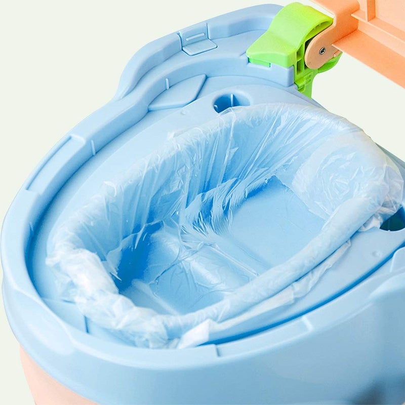 Tebery 200 Pack Portable Potty Chair Liners With Drawstring, Disposable Bags for Baby Toilet Training Seat - Image 5
