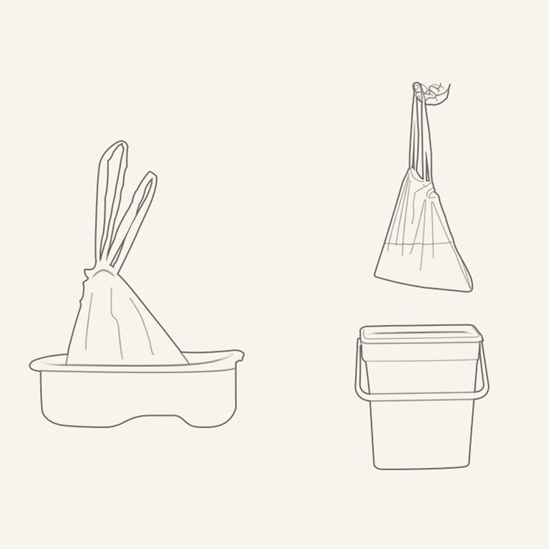 Tebery 200 Pack Portable Potty Chair Liners With Drawstring, Disposable Bags for Baby Toilet Training Seat - Image 4