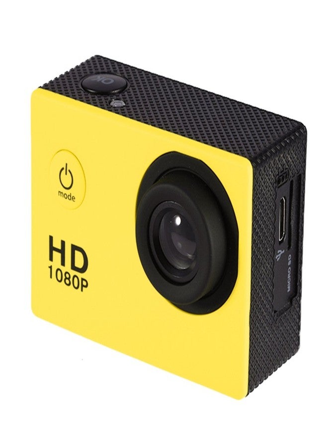 Serounder Action Camera Kit 1080P 12MP 30m Outdoor Sports Video Camera USB 2.0 Underwater Cam Full LCD Mini Camcorder with 900mAh Rechargeable Batteries and Mounting Accessories Kits(Yellow) - Image 4