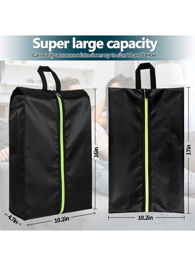 Eopres Shoe Bags for Travel - Set of 3 Pack Large Capacity Oxford Fabric Shoe Bags, Multi-Functional Dust-Proof and Waterproof Men & Women Travel Shoe Bag(Black), Black, XX-L, A - Image 2