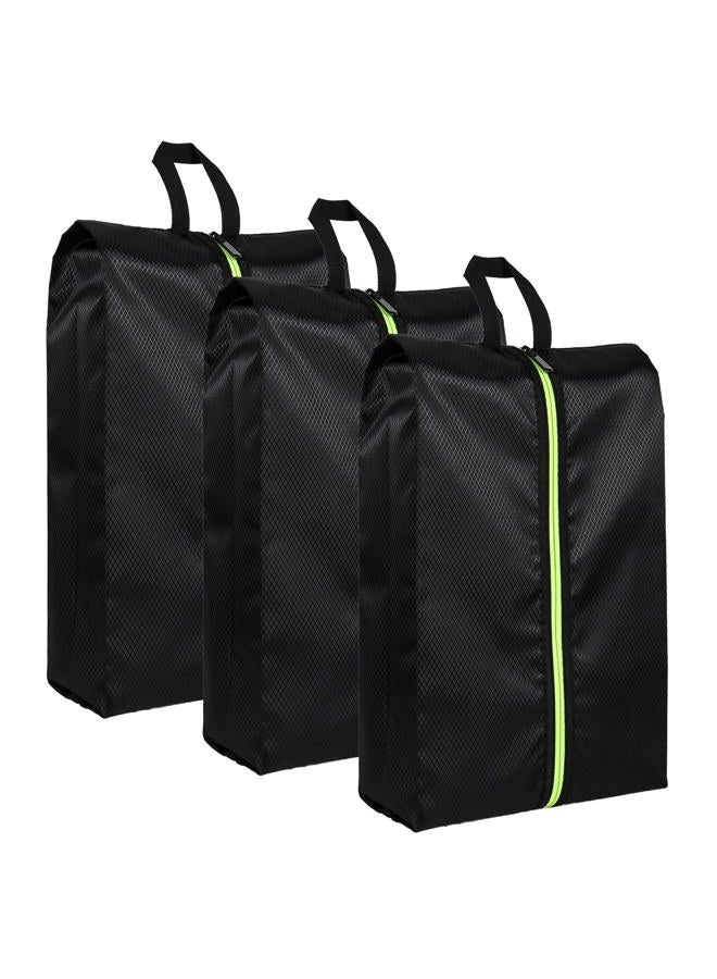 Eopres Shoe Bags for Travel - Set of 3 Pack Large Capacity Oxford Fabric Shoe Bags, Multi-Functional Dust-Proof and Waterproof Men & Women Travel Shoe Bag(Black), Black, XX-L, A - Image 1