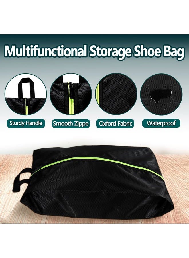 Eopres Shoe Bags for Travel - Set of 3 Pack Large Capacity Oxford Fabric Shoe Bags, Multi-Functional Dust-Proof and Waterproof Men & Women Travel Shoe Bag(Black), Black, XX-L, A - Image 3