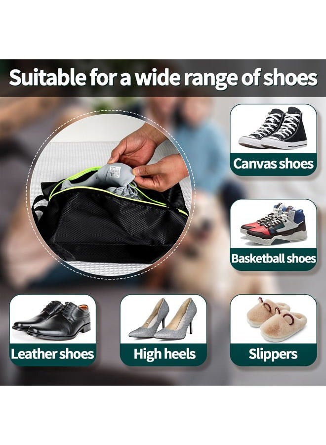 Eopres Shoe Bags for Travel - Set of 3 Pack Large Capacity Oxford Fabric Shoe Bags, Multi-Functional Dust-Proof and Waterproof Men & Women Travel Shoe Bag(Black), Black, XX-L, A - Image 4