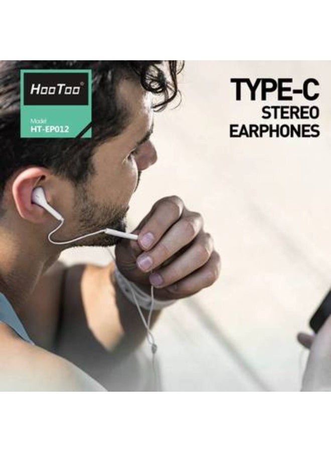 هوتو Hootoo ht-ep012 type-c Wired Earphones نوع الاتصال: سلكي