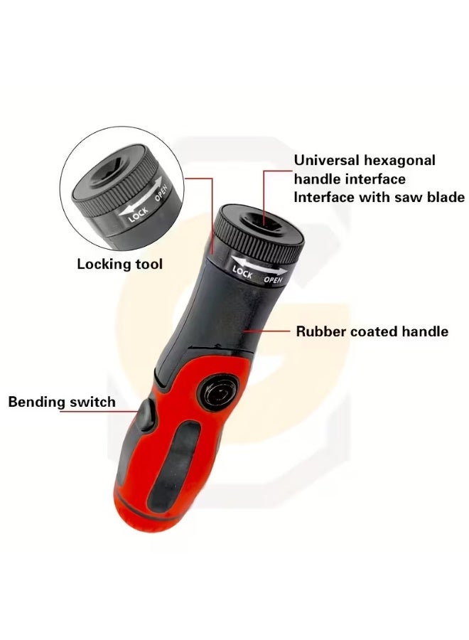 Manful Handsaw Multi-Bit Screwdriver Set with Magnetic Holder – Compact Repair Tool Kit with Interchangeable Bits for Electronics, Home Repair, DIY & Maintenance - Image 2