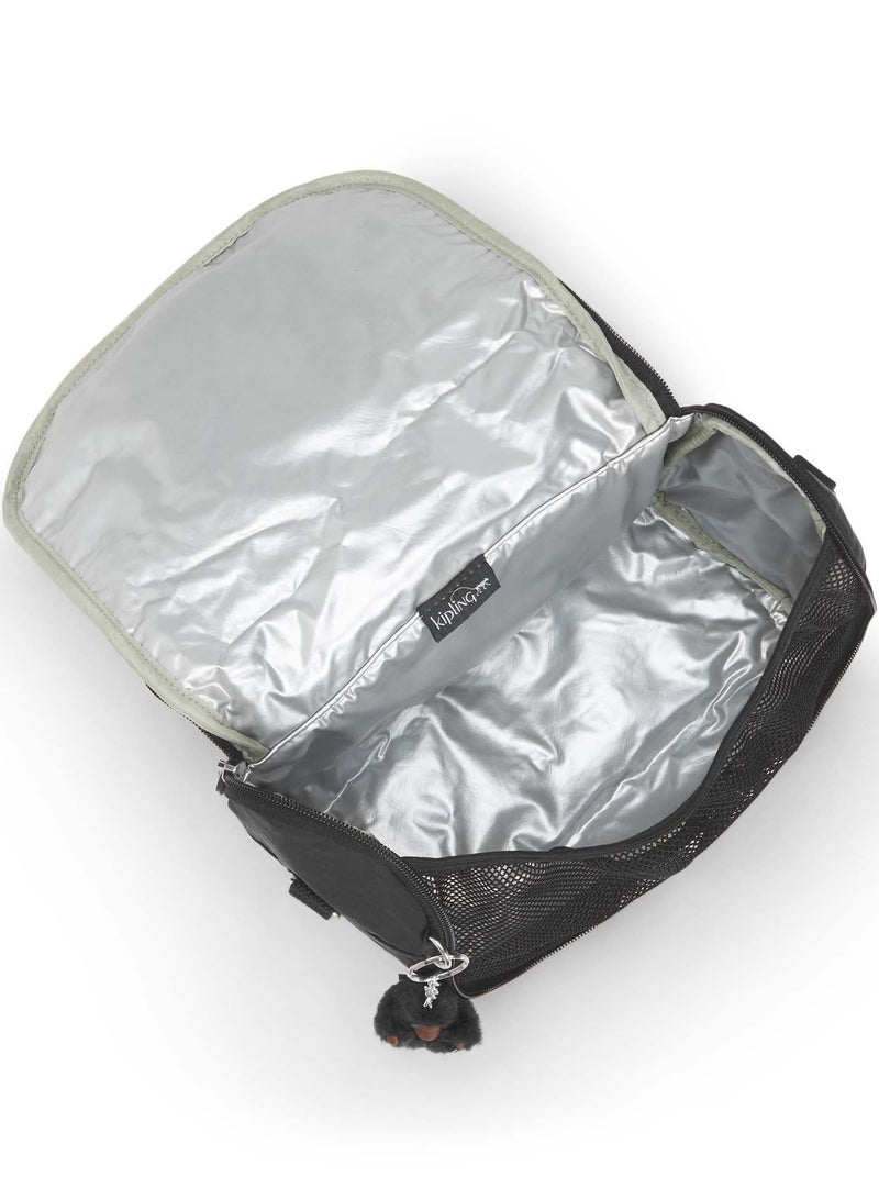 كيبلينغ لانش بوكس كيشيرو كبير (مع جيب لعربة السفر) أسود فاحم - Image 2