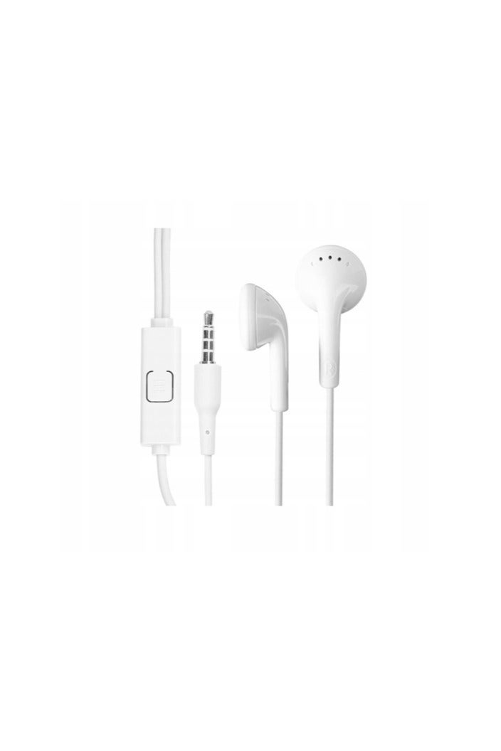 Stereo In-earphones with microphone with 3.5mm Jack - White - Image 2