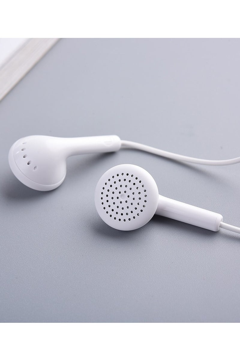 Stereo In-earphones with microphone with 3.5mm Jack - White - Image 3