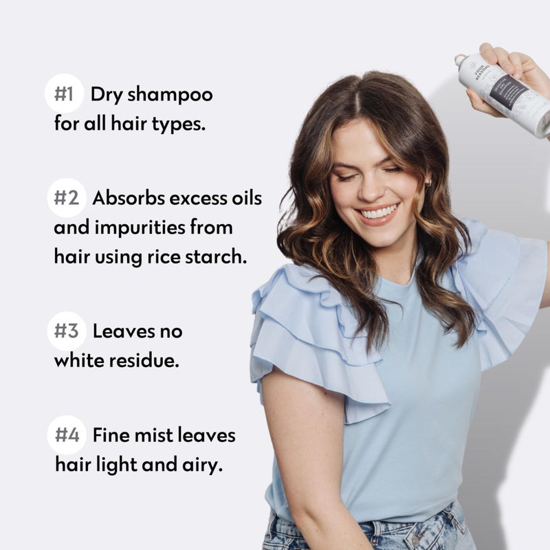 No nothing Very Sensitive Dry Shampoo - Fragrance Free, Talc-Free, Hypoallergenic, Vegan, Unscented Dry Shampoo for Sensitive Scalp - Absorbs Oil, Clear Finish, 5.3 oz - Image 2