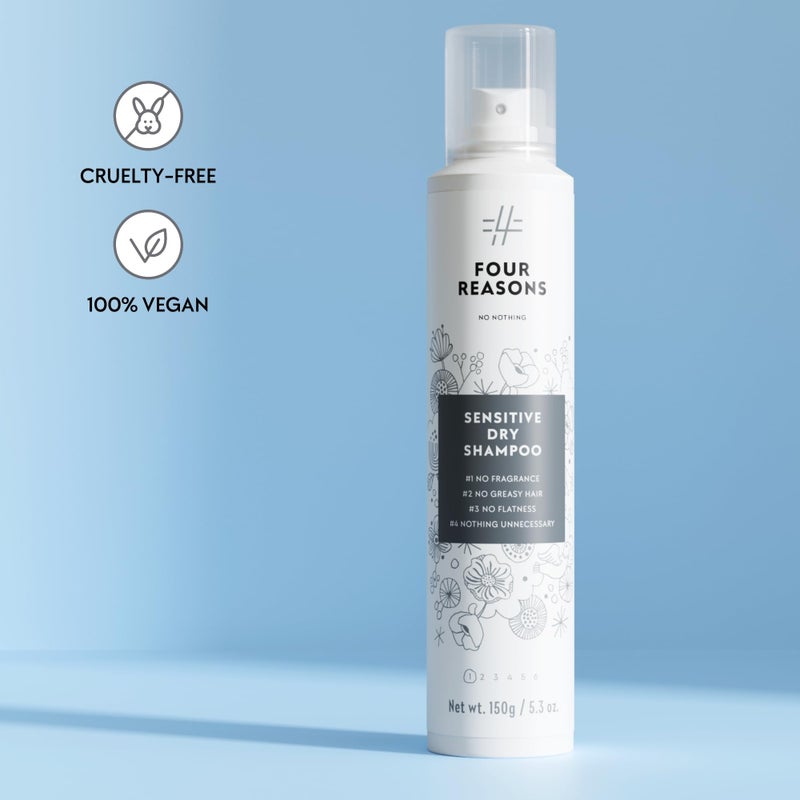 No nothing Very Sensitive Dry Shampoo - Fragrance Free, Talc-Free, Hypoallergenic, Vegan, Unscented Dry Shampoo for Sensitive Scalp - Absorbs Oil, Clear Finish, 5.3 oz - Image 3