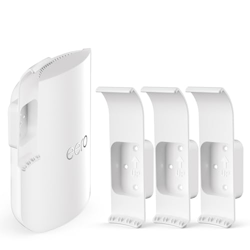 SENLEG eero Max 7 Wall Mount Bracket, Router Holder for eero Max 7 Tri-Band Mesh WiFi System, Hidden Cable Management - Save Space(3 Pack) - Image 1