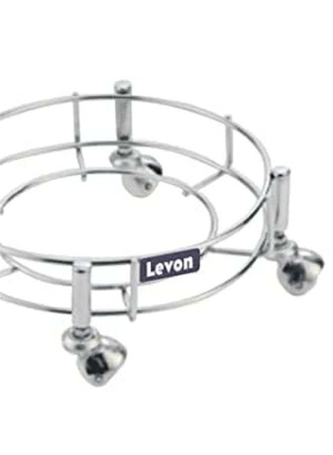 LEVON Levon Cylinder Trolley with Strong Steel Cased Castor Wheels | Gas Trolly | Lpg Cylinder Stand | Easily Movable Trolley  - Image 3