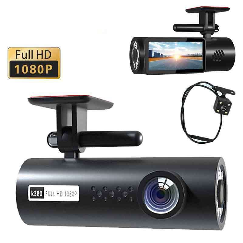 Hd Driving Recorder Wifi Mobile Phone Interconnection Hd Night Vision New Dual Lens Dvr Driving K4 - Image 3