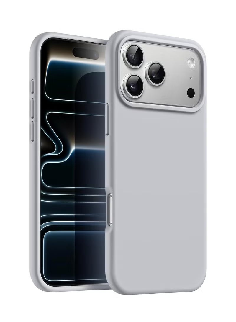 TIGER iPhone 17 Pro Max Case Liquid Silicone Shockproof Anti-Scratch Cover with Microfiber Lining – Soft Touch Slim Full-Body Protection Phone Case for iPhone 17 Pro Max 6.7 Inch - Image 1