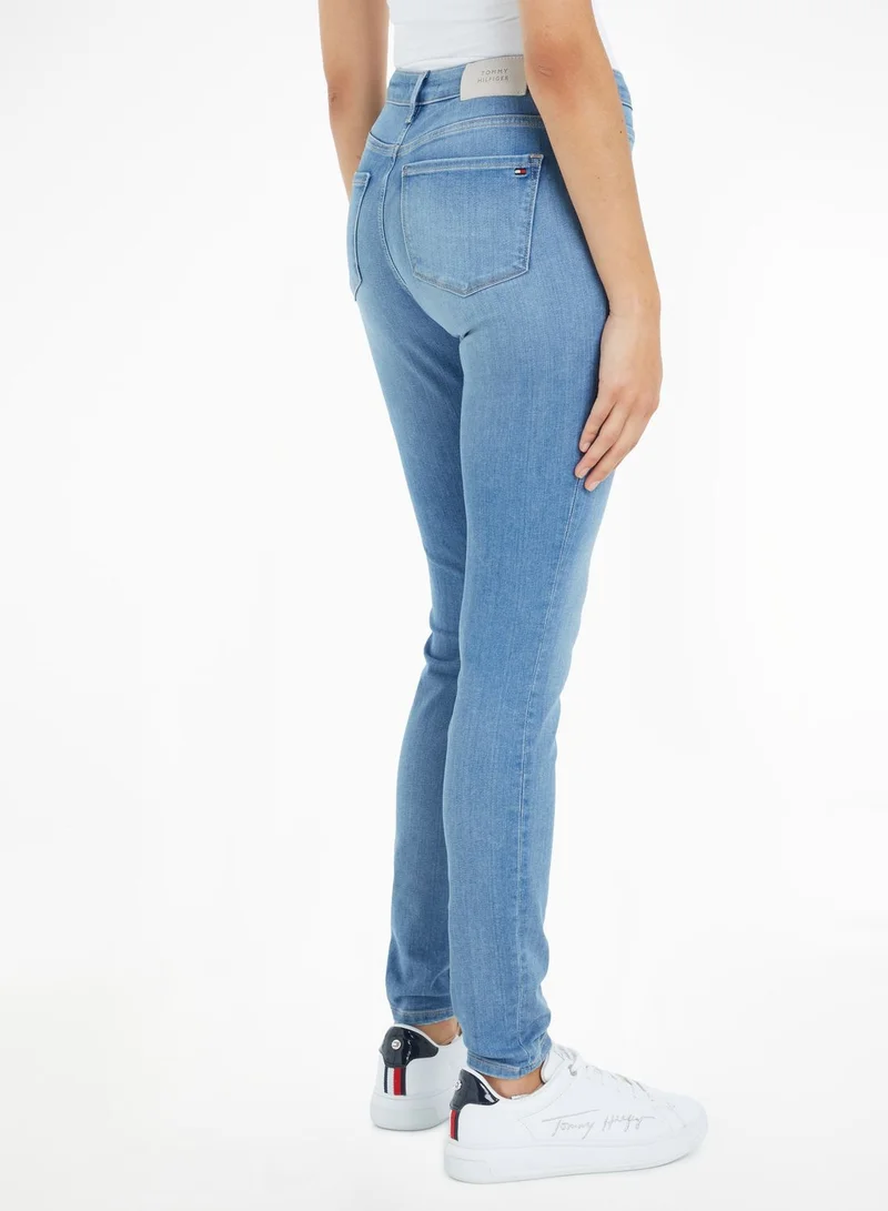 TOMMY HILFIGER High Waist Skinny Jeans