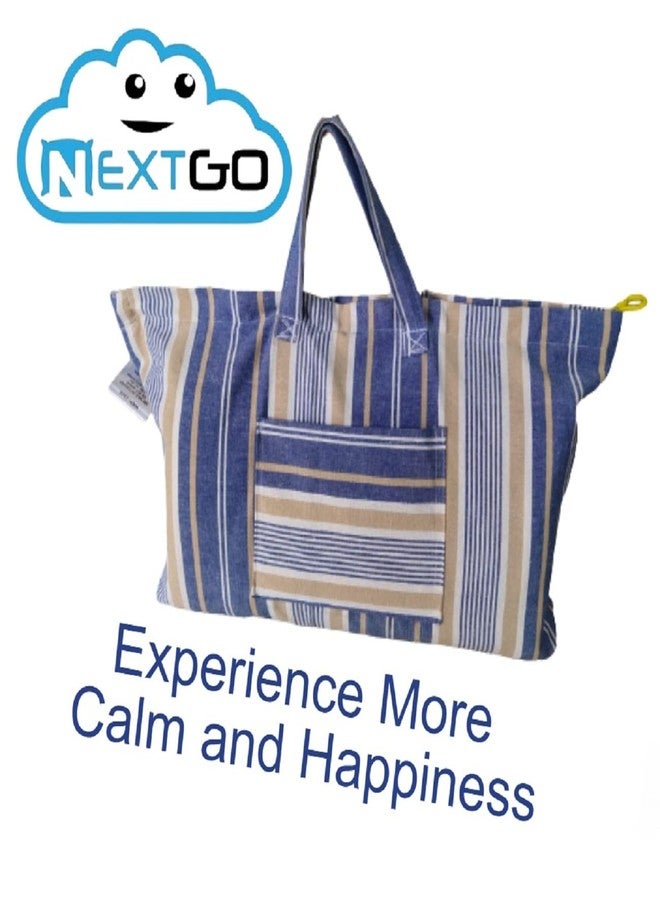 NEXTGO Yoga Mat for Women and Men Cotton Sweat Absorbent & Eco-friendly Material for Workout Meditation For Home & Gym Use (36 x 78''Inch 3 x 6.5 Fit) - Image 3