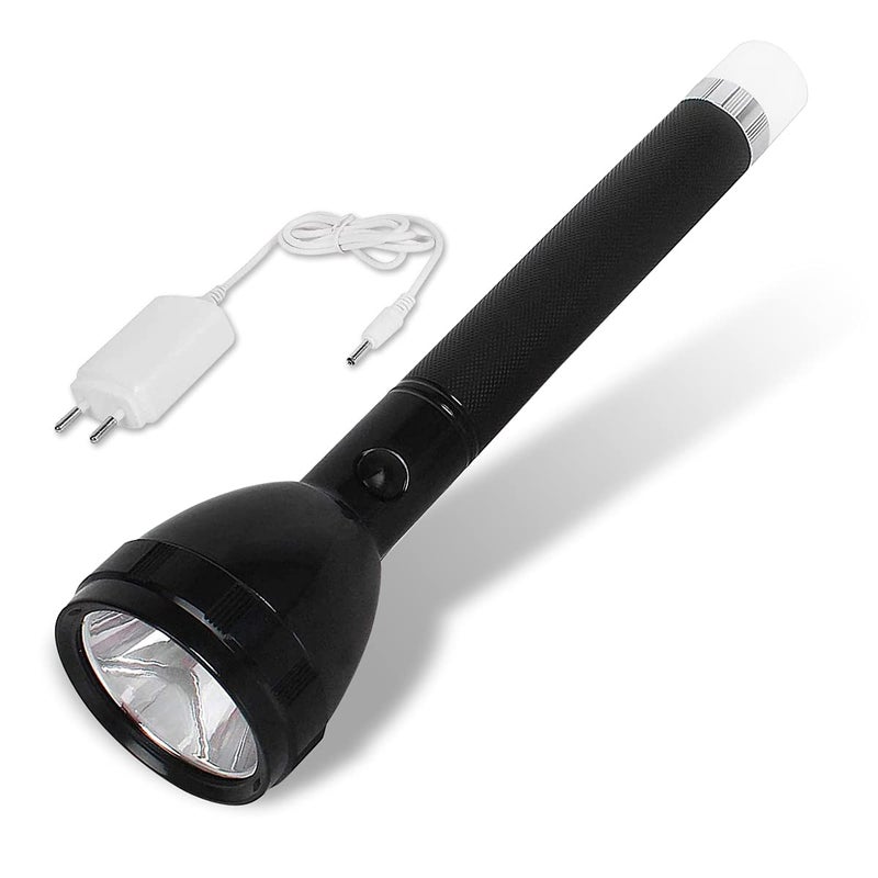 Pick Ur Needs Emergency Rechargeable 2 In 1 Long Range 50 Watt Led Torch With Back Light Dual Battery, 10000 Lumen - Image 1