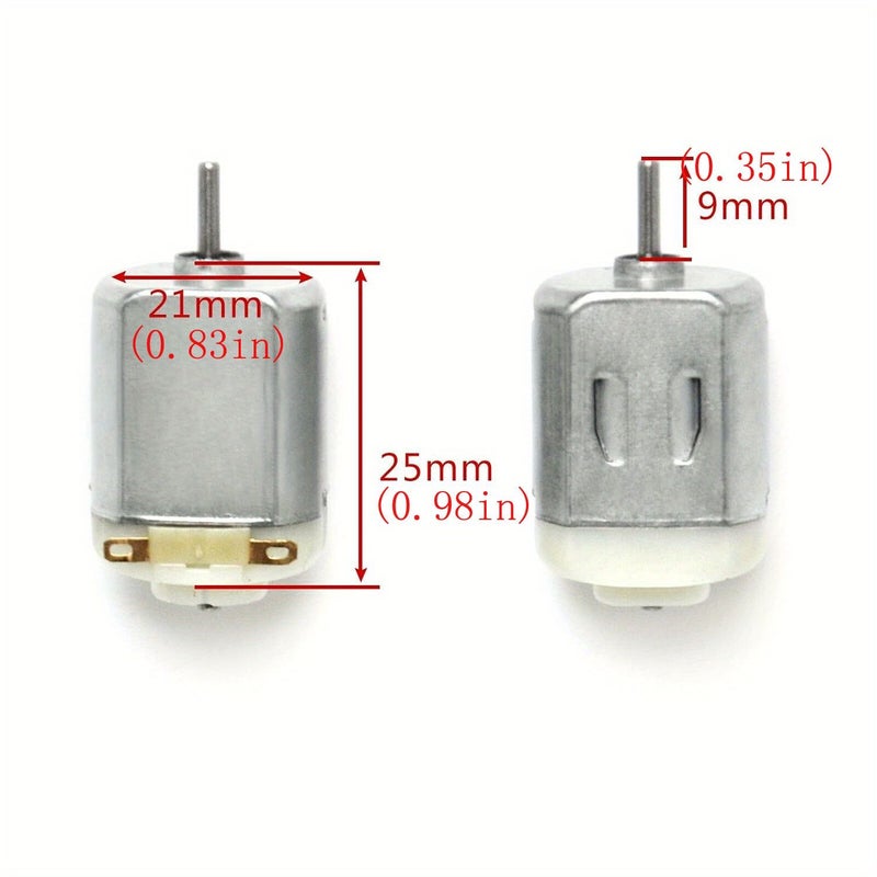 5 قطع من محركات ألعاب DC 130 بجهد 3 فولت و6 فولت، محركات صغيرة مصغرة لمشاريع DIY - Image 5