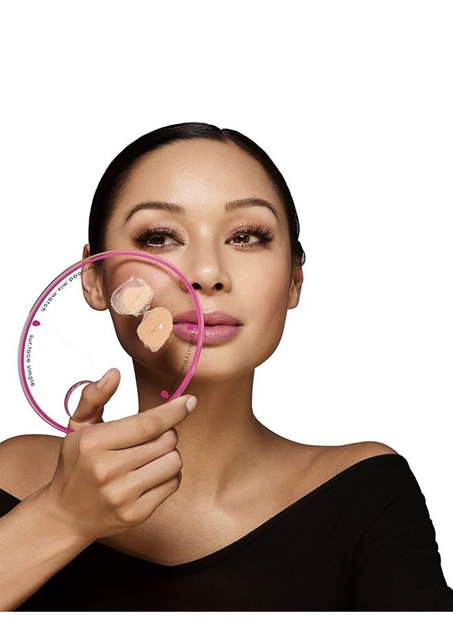 beautyblender Beautyblender® | Surface Simple Portable Clear Beauty Blender Makeup Mixing Palette, Mix and Match Foundations and Creams, Includes Mixing Makeup Wand  - Image 4