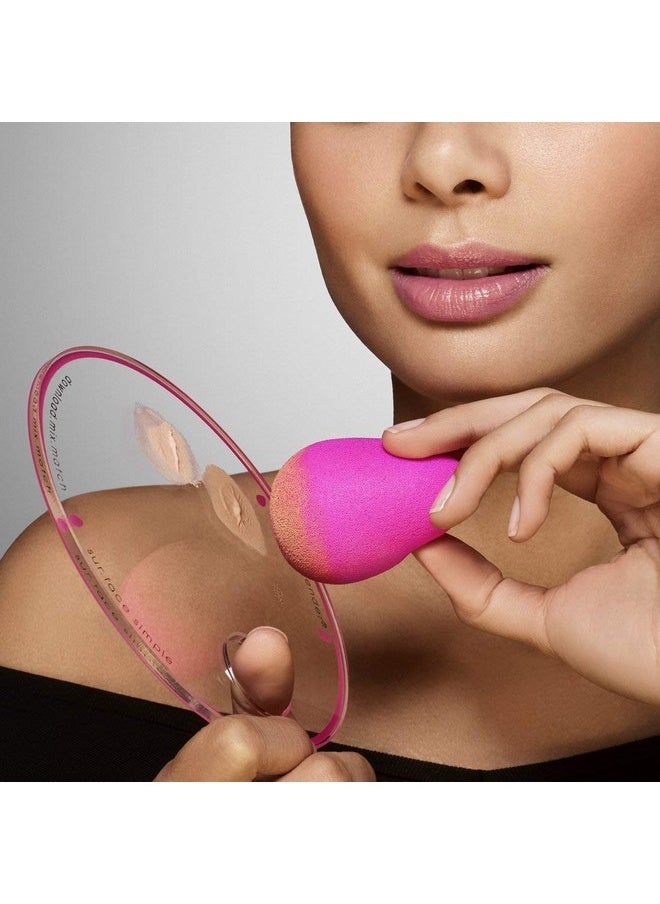 beautyblender Beautyblender® | Surface Simple Portable Clear Beauty Blender Makeup Mixing Palette, Mix and Match Foundations and Creams, Includes Mixing Makeup Wand  - Image 5